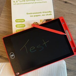 Red Kids 8.5in LCD Writing Tablet